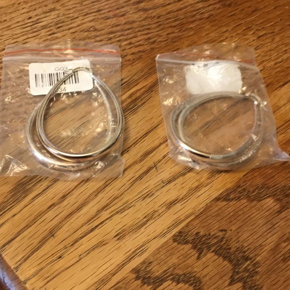 925 sterling silver hoop earrings - Picture 7 of 8